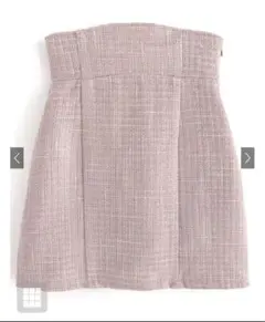 【匿名配送】ハイウエストツイードタイトミニスカート gc224 GRL グレイル