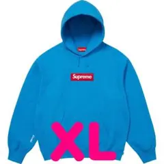 Supreme Box Logo Hooded Sweatshirt Cyan