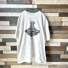 【古着】【リーボック】2010 NHL インディアンTシャツ Reebok M
