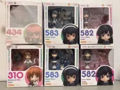 ねんどろいど 西住みほ 武部沙織 五十鈴華 五十鈴華（別バージョン？） 冷泉麻子