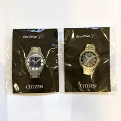 CITIZEN シチズンEco-Drive 50周年 ピンバッジ 2種セットのサムネイル