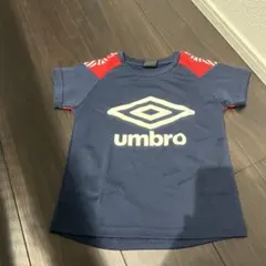 umbro ネイビー レッド シャツ