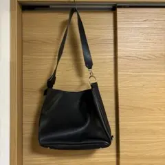 MONO COMME CA 黒　皮　バッグ