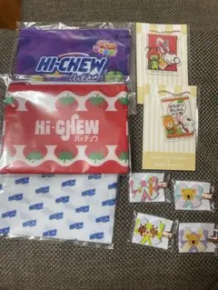 ハイチュウ ポーチ3種 サンリオ キーホルダー クリップセット