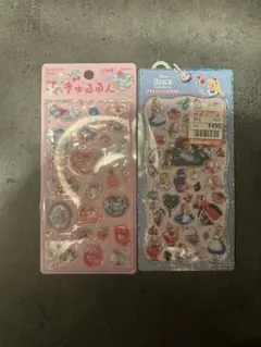 ディズニープチドロップステッカーきゅるるん 2シートセット