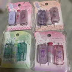 플러피 래빗 ♡ 패러디 파카 파카 핸드폰 스타일 펜슬 캡 4 네잎 클로버