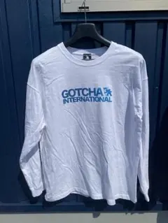 【GOTCHA】ロンT ホワイト　Lサイズ