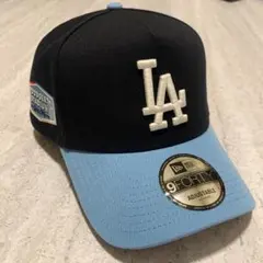 海外限定！ LA ニューエラ ドジャースネイビー　ツートン 水色 スカイブルー