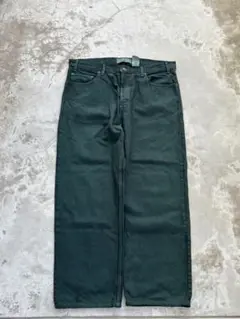 リーバイス メキシコ製 Signature バギーデニム　green着画あり