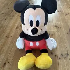 新品タグ付きミッキーマウス グランデぬいぐるみ おすわりver