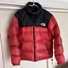 THE NORTH FACE ダウンジャケット 赤黒　Lサイズ