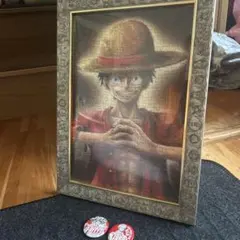 ワンピース　ルフィ　ジグソーパズル　フィルム　缶バッジ　アニメ　漫画　ゾロ