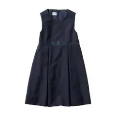 【極美品】ファミリア 刺繍ジャンパースカート 120 ウール100% 日本製