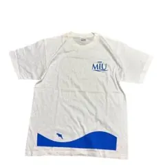 DyDo プリントTシャツ　MIU コットン100% 古着　ホワイト　8Sa