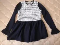 【未使用】UNITED ARROWS フリル付き長袖ペプラムトップス