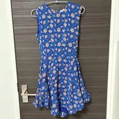 H&M フラワープリント ノースリーブワンピース