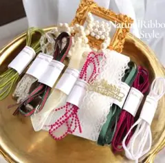 ♛アンティークカラー♛クリスマスリボン　詰め合わせ　#k3