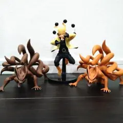 NARUTOフィギュア　ナルト六道仙人　九喇嘛　3体セット
