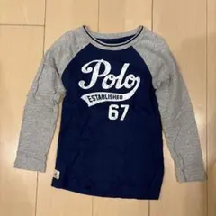Polo Ralph Lauren 長袖カットソー 4/4T ネイビー/グレー
