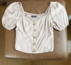 【美品】Abercrombie&Fitch 薄ピンクトップスのサムネイル