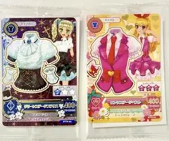 2点　アイカツ！ セブンイレブン　コラボ　カード　星宮いちご　藤堂ユリカ