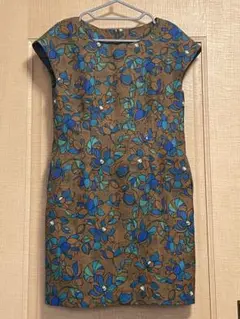 non-sens ノンサンス 花柄ワンピース レトロフラワー