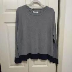 DoCLASSE グレー ニットセーター 長袖 Lサイズ