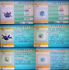 ☆配布ポケモン32匹☆色違い2匹ポケットモンスター ダイヤモンド プラチナソフト