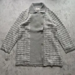 【新品タグ付】JANE MORE ジャケット カーディガン ニット グレー系のサムネイル