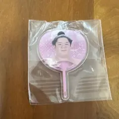 宇良 うちわ型アクリルキーホルダー 相撲