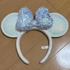ディズニーシー20周年カチューシャ　タイムトゥシャイン　ミニー TDS 青白