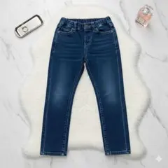 UNIQLO ウルトラストレッチデニムパンツ 110 ブルー ユニクロ