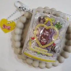 ミニシール帳 未完成品 シール おすそ分け キーホルダー
