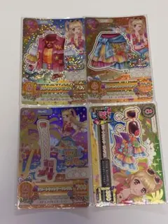 アイカツカード リゾートキャンディコーデ 4枚セット ルーレット当選品