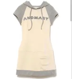 andmary Mary logo mini dress gray - メルカリ