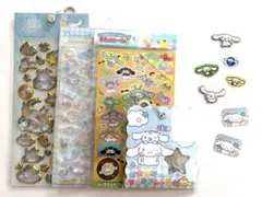 シナモロール　シール　4点セット　ボンボンドロップシール　おはじきシール