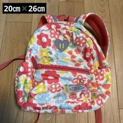 子ども用　花柄　リュック　ピンク　女の子　遠足　保育園