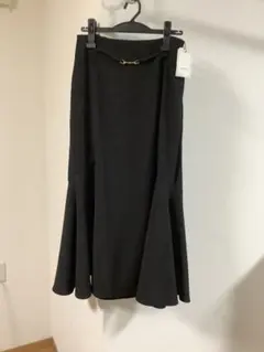 わ*い様 クレット　未使用品　ビット使いマーメイドスカート　LL クロ