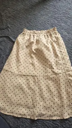 ikka ドット柄スカート 140cm