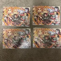「鬼滅の刃」無限列車編　劇場版限定品　イラストカード 4枚