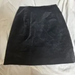 LAUTREAMONT コーデュロイ ミニスカート ブラックのサムネイル