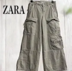 ZARA デニム　カーゴパンツ　ジーパン　レディース