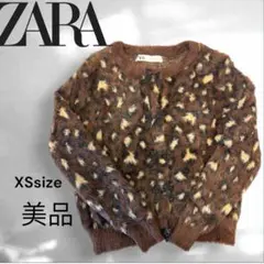 ZARA レオパード柄ニット