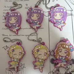 アイカツ！×プリパラ ラバーキーホルダー