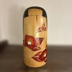 創作こけし 椿文様 伝統工芸品 - メルカリ
