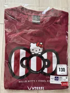 【新品】ハローキティx ヴィッセル神戸 Tシャツ 130