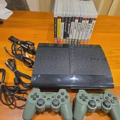 SONY PlayStation 3 CECH-4300C 本体ソフト12本