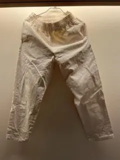 GU イージーパンツ アイボリー 100%コットン