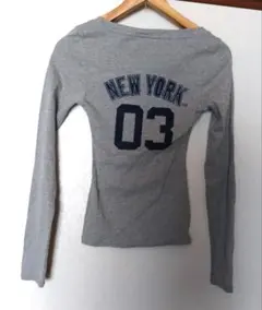 【美品】 LB-03　NEW YORK　Yankees　ヤンキース長袖Tシャツ