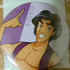 ディズニー ラッキーくじ 缶バッジ アラジン